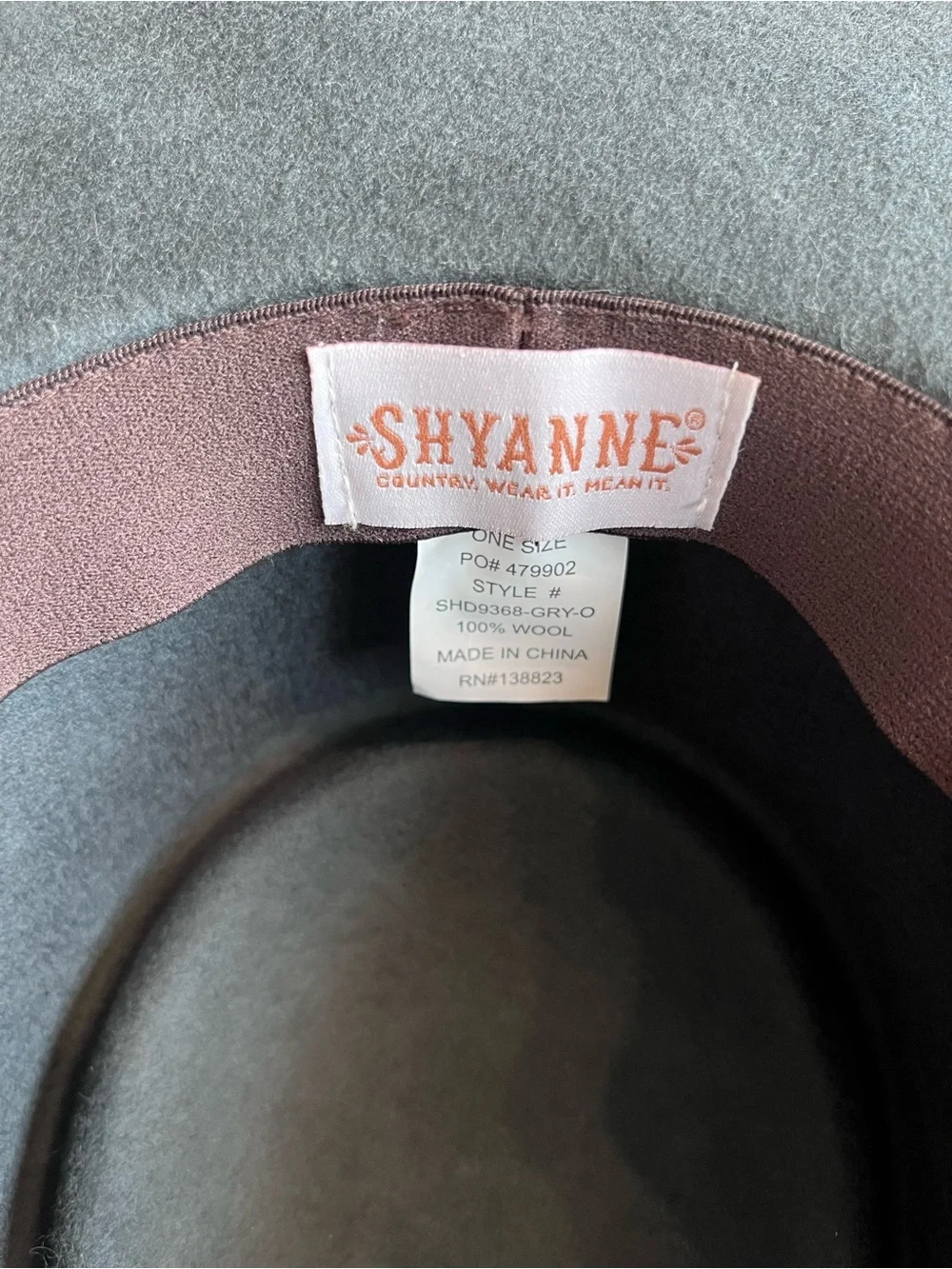 Shyanne Black Wool Western Hat Silver Concho